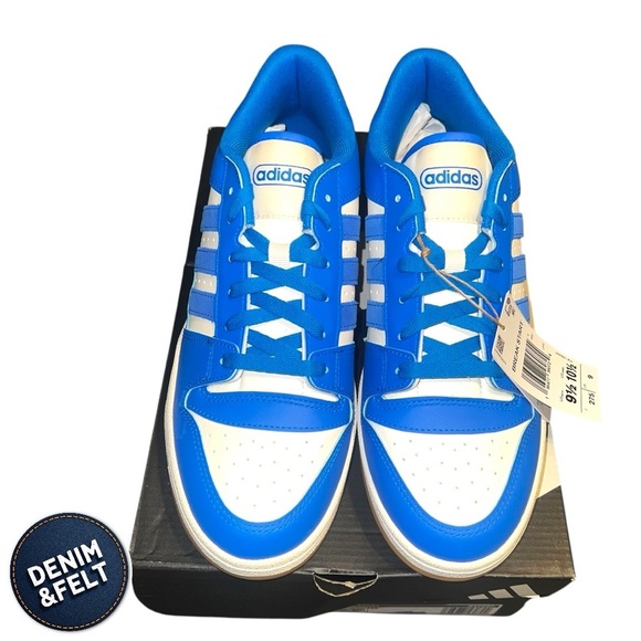 Adidas Unisex BREAK START SHOES/Sneakers | Blue Bird/Blue Bird/Cloud White | NEW - Picture 9 of 16